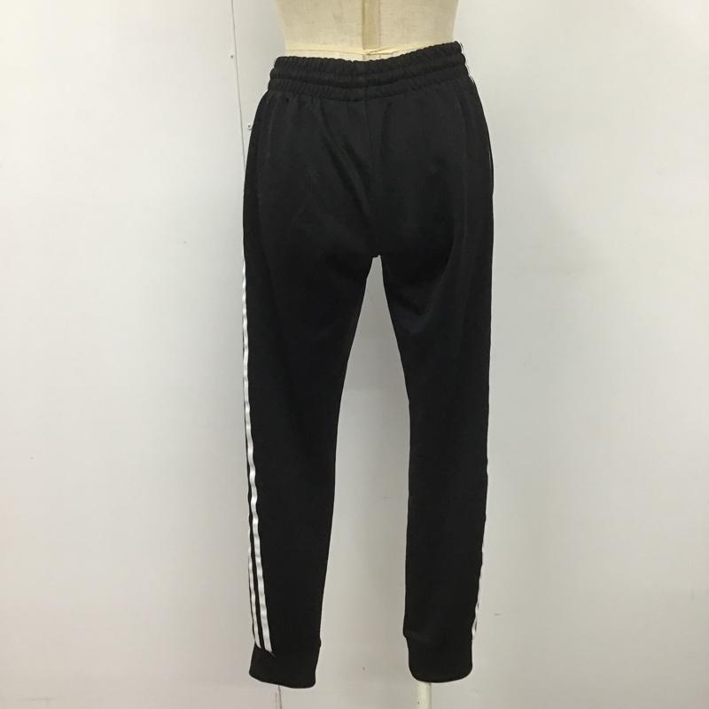 アディダス adidas ボトムス ボトムス cw1275 トラックパンツ ジャージ スポーツ スリムパンツ カジュアルパンツ S ロゴ、文字 黒 / ブラック /  レディース USED 古着 中古 10105641