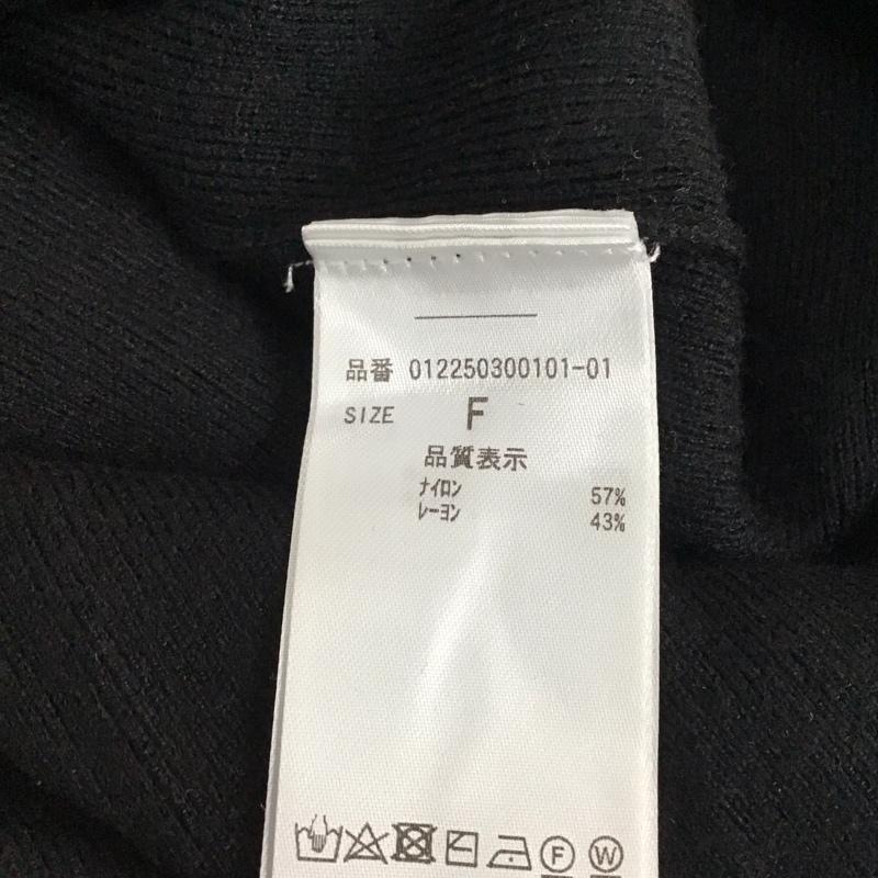 ムルーア MURUA ワンピース ミニスカート 012250300101-01 ボリュームパフミニワンピース ウエストリブ FREE 無地 黒 / ブラック /  レディース USED 古着 中古 10121115