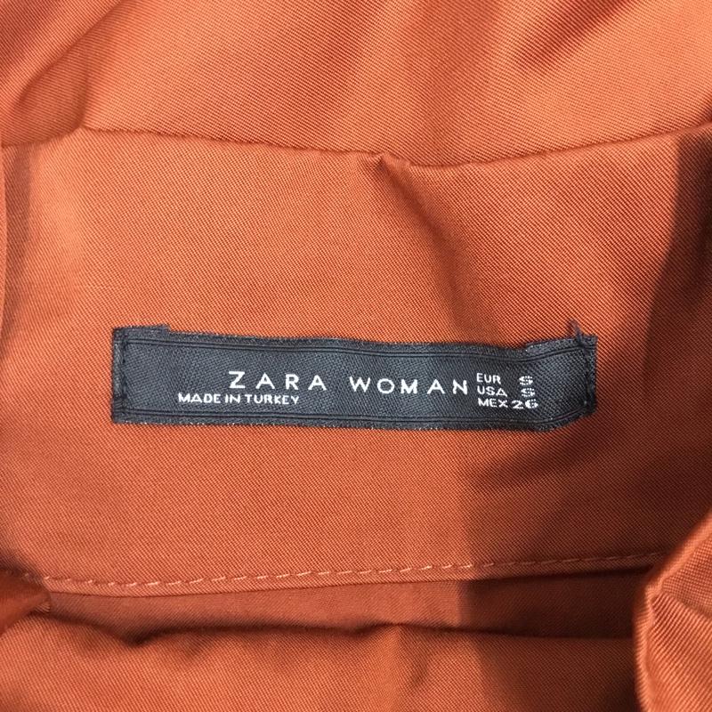 ザラウーマン ZARA WOMAN スカート ロングスカート ロングスカート フレアスカート カジュアルスカート S 無地 茶 / ブラウン /  レディース USED 古着 中古 10115801