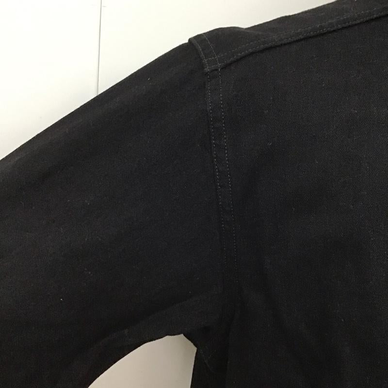 エフオービーファクトリー FOB FACTORY ジャケット、上着 ジャケット、ブレザー F3484 セルヴィッチデニムコールマイナーシャツ 長袖シャツジャケット カラージャケット 3 無地 黒 / ブラック /  メンズ USED 古着 中古 10107127