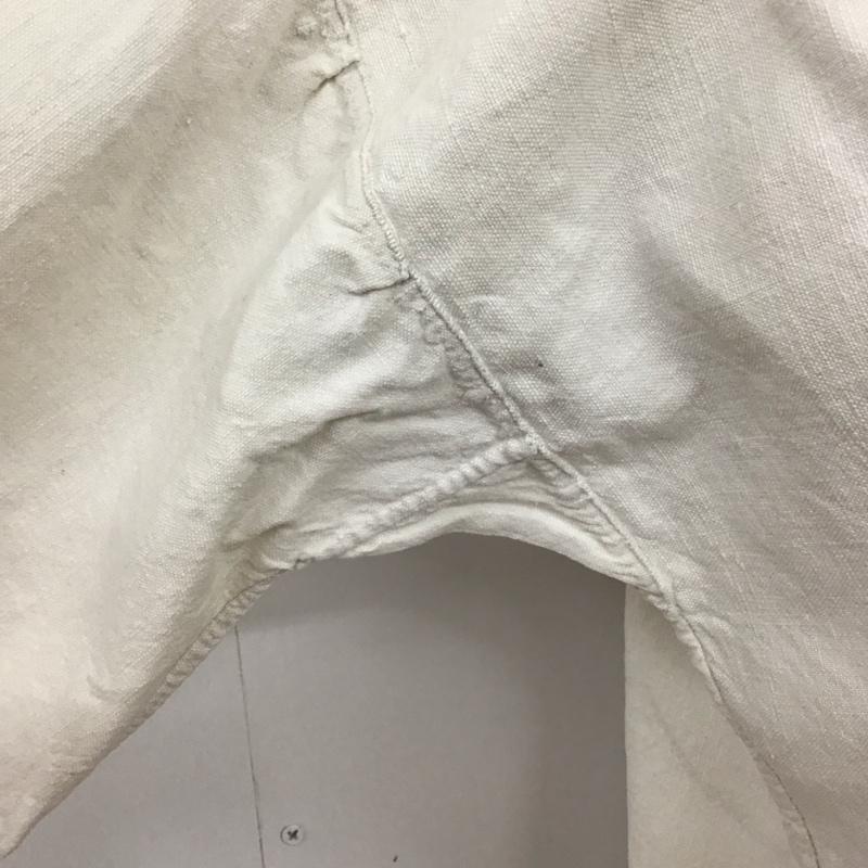 古着 USED ワンピース ロングスカート 長袖シャツワンピース スタンドカラーシャツワンピース ロングワンピース 古着 無地 オフホワイト / オフホワイト /  レディース USED 古着 中古 10113845