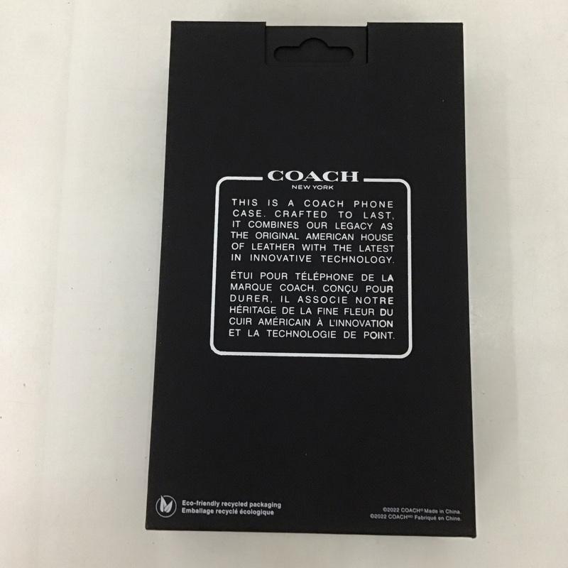 コーチ COACH ファッション小物 ファッション小物 CIPH-116-SCTAN iPhone 14 iPhoneケース 手帳型 Folio Case ロゴ、文字 茶 / ブラウン /  レディース USED 古着 中古 10123063