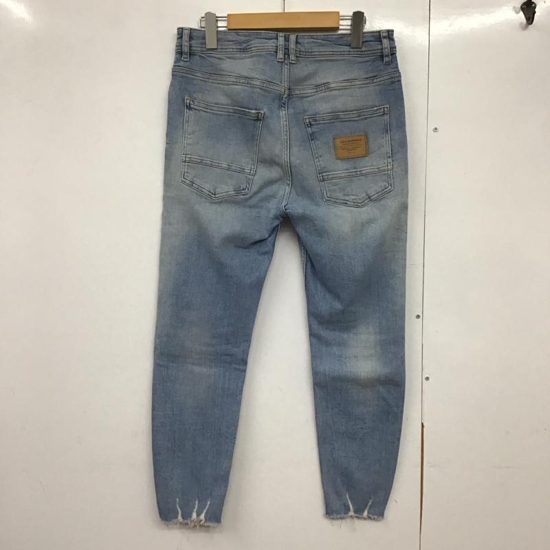 ザラ ZARA パンツ デニム、ジーンズ デニムパンツ スリムパンツ カジュアルパンツ ストレッチパンツ 40インチ 無地 インディゴ / インディゴ /  メンズ USED 古着 中古 10143192