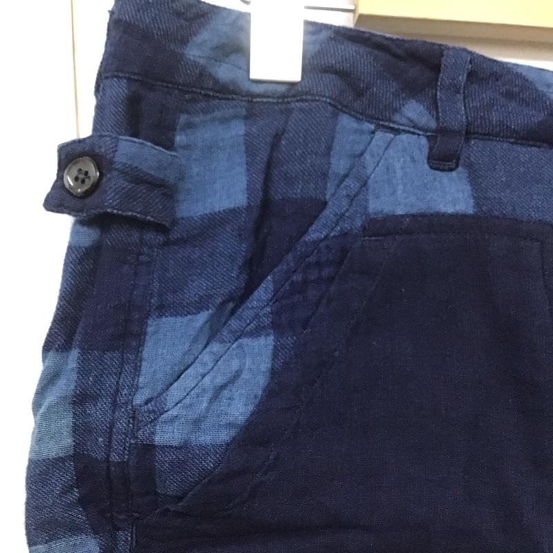 ガイジンメイド GAIJIN MADE パンツ ショートパンツ ハーフパンツ ショートパンツ カジュアルパンツ チェックパンツ 3 チェック 青 / ブルー /  メンズ USED 古着 中古 10106539