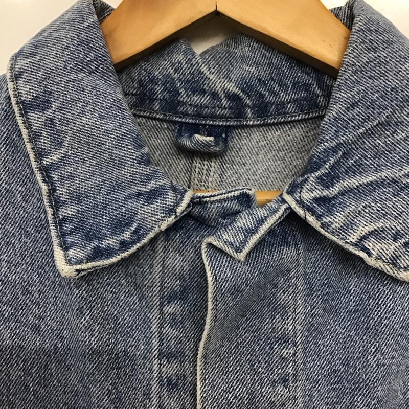 カーハート Carhartt ジャケット、上着 ジャケット、ブレザー デニムジャケット Gジャン アウター カジュアルジャケット ロゴ、文字 インディゴ / インディゴ /  メンズ USED 古着 中古 10137088