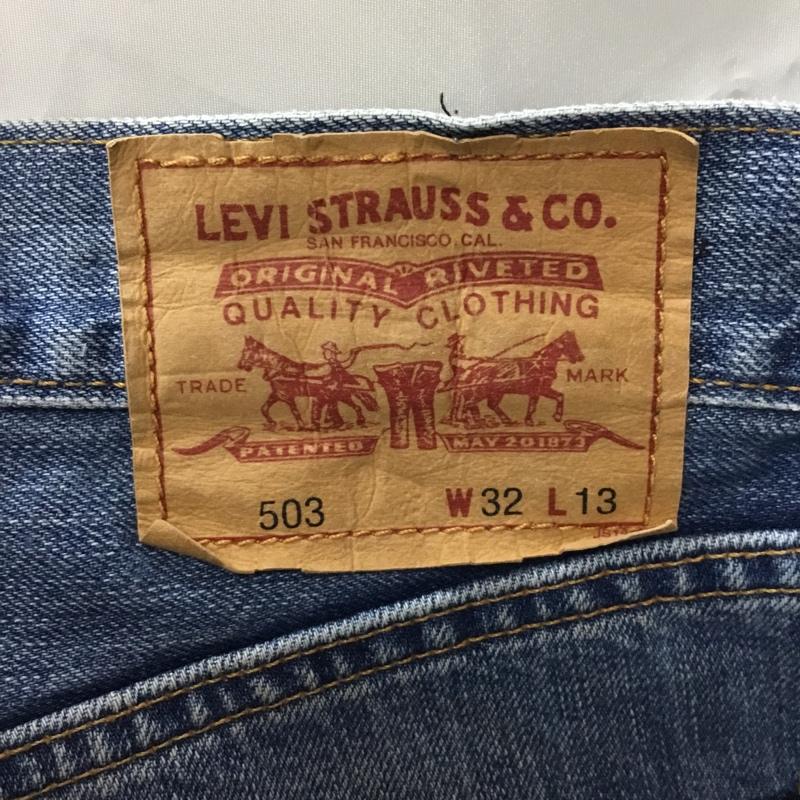 リーバイストラウスアンドコー Levi Strauss & co. パンツ デニム、ジーンズ ハーフパンツ ショートパンツ カジュアルパンツ デニムパンツ 32インチ 無地 インディゴ / インディゴ /  メンズ USED 古着 中古 10108764
