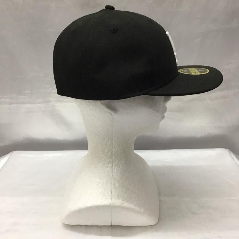 ニューエラ NEW ERA 帽子 キャップ LA 59FIFTY ロサンゼルスドジャース ロゴ、文字 黒 / ブラック /  メンズ USED 古着 中古 10121074