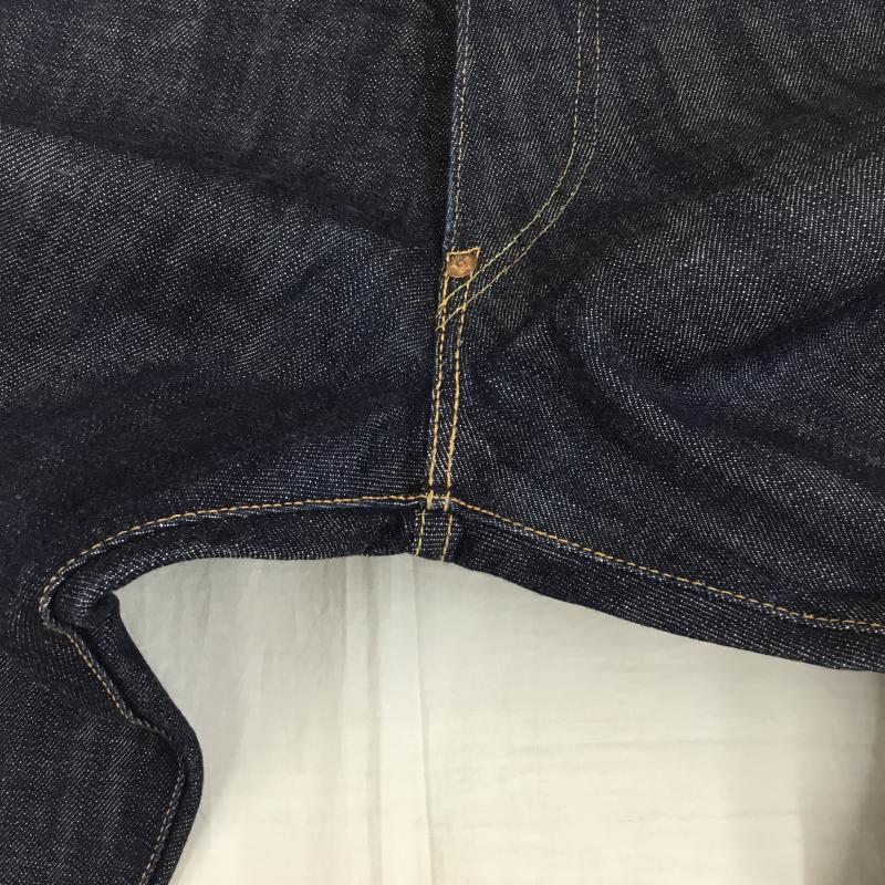 エヴィス EVISU パンツ デニム、ジーンズ 36 ロゴ、文字 インディゴ / インディゴ /  メンズ USED 古着 中古 10144216