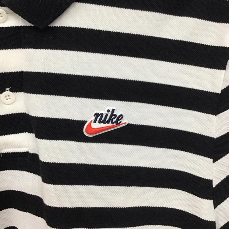 ナイキ NIKE ポロシャツ 半袖 ct5604-010 半袖ポロシャツ 半袖カットソー XXL ロゴ、文字 白 / ホワイト / X 黒 / ブラック /  メンズ USED 古着 中古 10148509