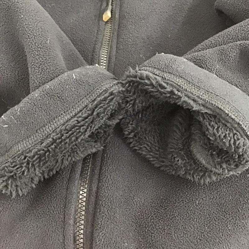 ザノースフェイス THE NORTH FACE ジャケット、上着 ジャケット、ブレザー nj4fj50c ジップアップフリースジャケット アウター XXL ロゴ、文字 黒 / ブラック /  メンズ USED 古着 中古 10129606