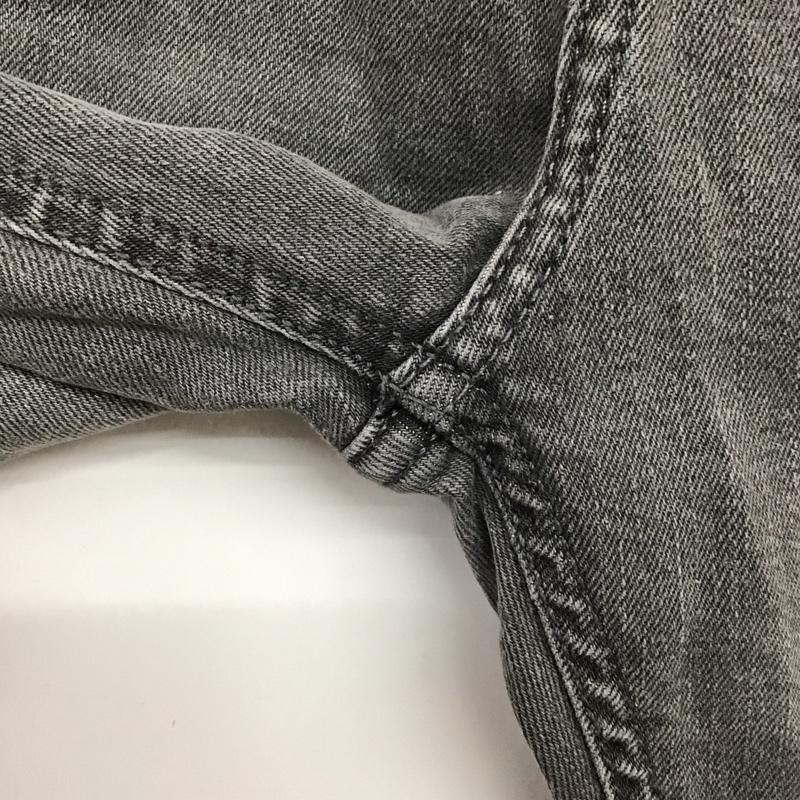 ザラメン ZARA MAN パンツ デニム、ジーンズ デニムパンツ スリムパンツ カジュアルパンツ ストレッチパンツ 36 ダメージ加工 ダークグレー / ダークグレー /  メンズ USED 古着 中古 10149738