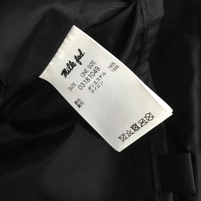 ミルクフェド MILKFED. メッセンジャーバッグ メッセンジャーバッグ 03181049 ショルダーバッグ ボックスロゴ ロゴ、文字 黒 / ブラック /  レディース USED 古着 中古 10142819