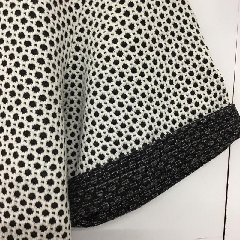 ザラメン ZARA MAN カットソー 半袖 半袖カットソー プリントTシャツ クルーネックカットソー M 総柄 白 / ホワイト / X 黒 / ブラック /  メンズ USED 古着 中古 10145540