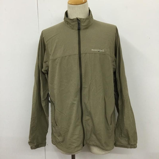 モンベル mont-bell ジャケット、上着 ジャンパー、ブルゾン 1103244 O.D.ジャケット ジップアップジャケット ジャンパー アウトドアウェア L ロゴ、文字 ベージュ / ベージュ /  メンズ USED 古着 中古 10110076