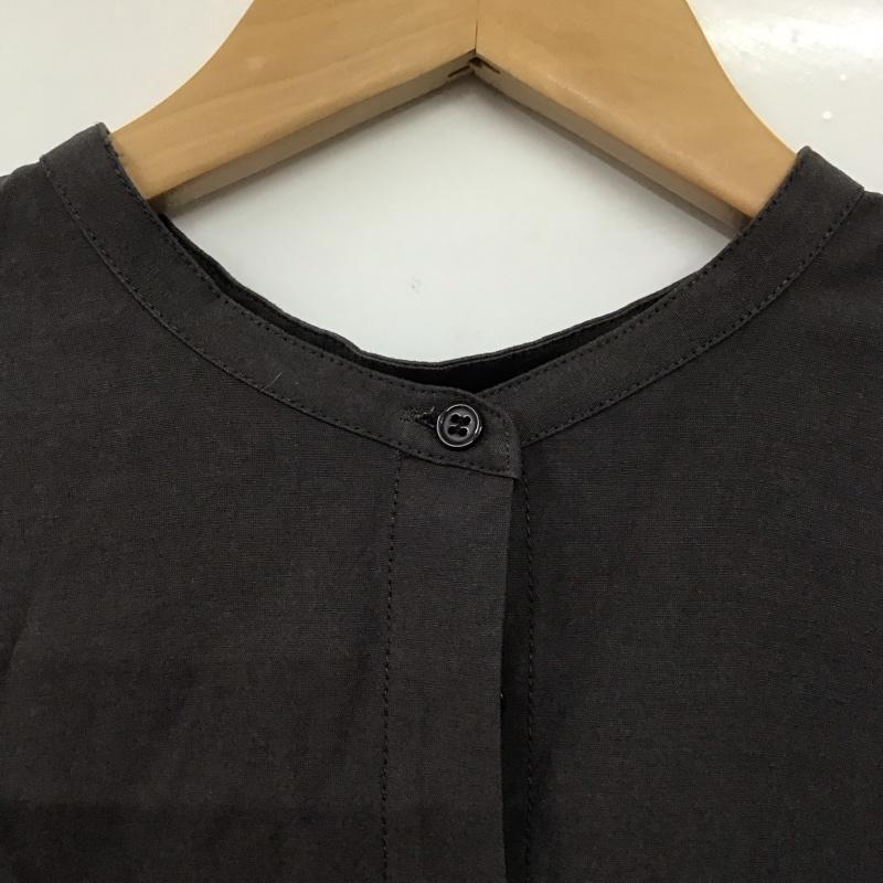 アパートバイローリーズ apart by lowrys ワンピース ロングスカート AP271048AD 半袖 レイヤード風 M 無地 チャコールグレー / チャコールグレー /  レディース USED 古着 中古 10146512