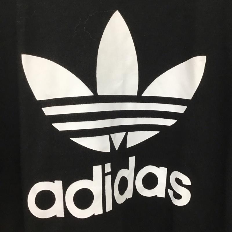 アディダス adidas Tシャツ 半袖 H06642 AdicolorClassicsTrefoilTee プリントTシャツ ロゴ、文字 黒 / ブラック /  メンズ USED 古着 中古 10145891