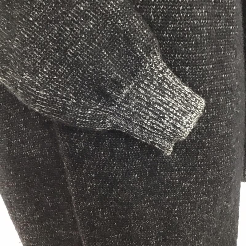 エムエムシックス MM6 ワンピース ひざ丈スカート S32CT0329 ニットワンピース 長袖 XS 無地 黒 / ブラック /  レディース USED 古着 中古 10120063