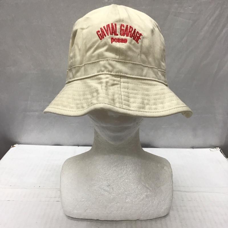 ガヴィル GAVIAL 帽子 ハット HBT HAT ヘリンボーンツイル ロゴ、文字 アイボリー / アイボリー /  メンズ USED 古着 中古 10121634