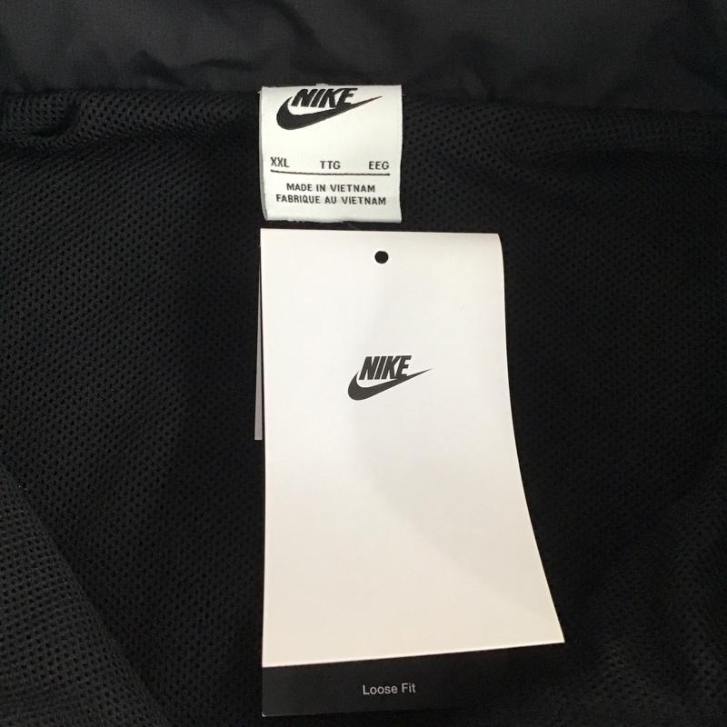 ナイキ NIKE ジャケット、上着 ジャケット、ブレザー DQ4881-010 ナイキクラブウィンターアノラックハーフジップL/Sトップ プルオーバージャケット XXL ロゴ、文字 黒 / ブラック /  メンズ USED 古着 中古 10110376