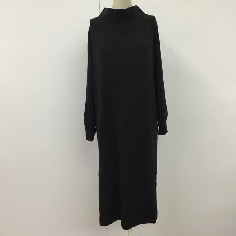 ジーナシス JEANASIS ワンピース ロングスカート FREE 無地 黒 / ブラック /  レディース USED 古着 中古 10120280