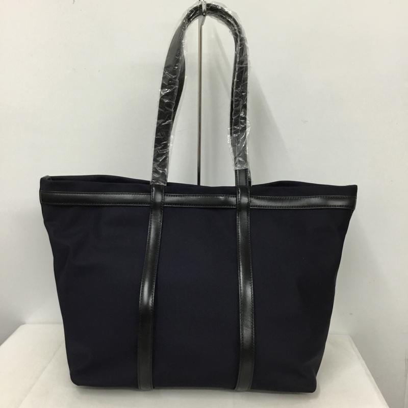 アトリエ・ド・ルメン Atelier de LUMEN トートバッグ トートバッグ VOYAGE SHOPPER BAG ロゴ、文字 紺 / ネイビー / X 黒 / ブラック /  メンズ USED 古着 中古 10145200