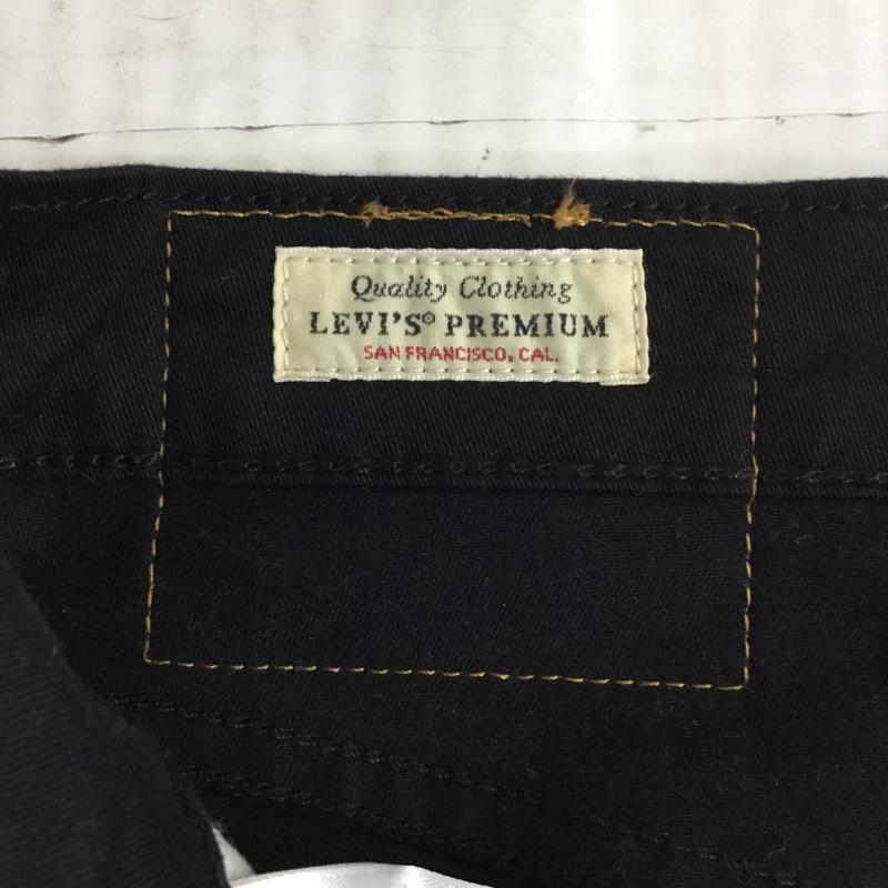 リーバイストラウスアンドコー Levi Strauss & co. パンツ デニム、ジーンズ スリムパンツ カジュアルパンツ ストレートパンツ ストレッチパンツ 32インチ 無地 黒 / ブラック /  メンズ USED 古着 中古 10120654