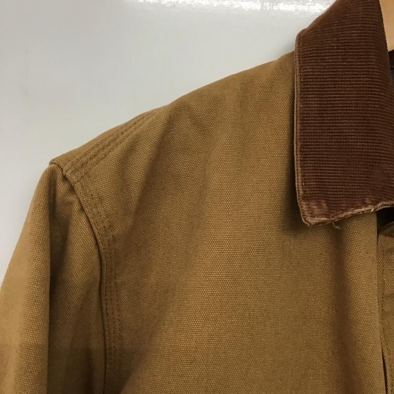 カーハート Carhartt ジャケット、上着 ジャケット、ブレザー カジュアルジャケット アウター カラージャケット フロントボタン 40 ロゴ、文字 ベージュ / ベージュ /  メンズ USED 古着 中古 10142443