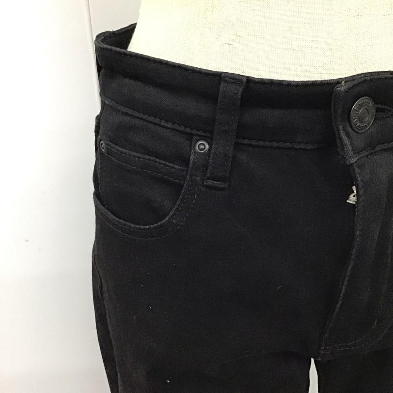 アズールバイマウジー AZUL BY MOUSSY パンツ デニム、ジーンズ 250gas12-039k フレアデニム ブラックデニムパンツ ストレッチパンツ M 無地 黒 / ブラック /  レディース USED 古着 中古 10114450