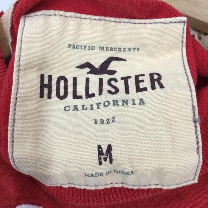ホリスター Hollister Tシャツ 半袖 M 無地 赤 / レッド /  メンズ USED 古着 中古 10110601