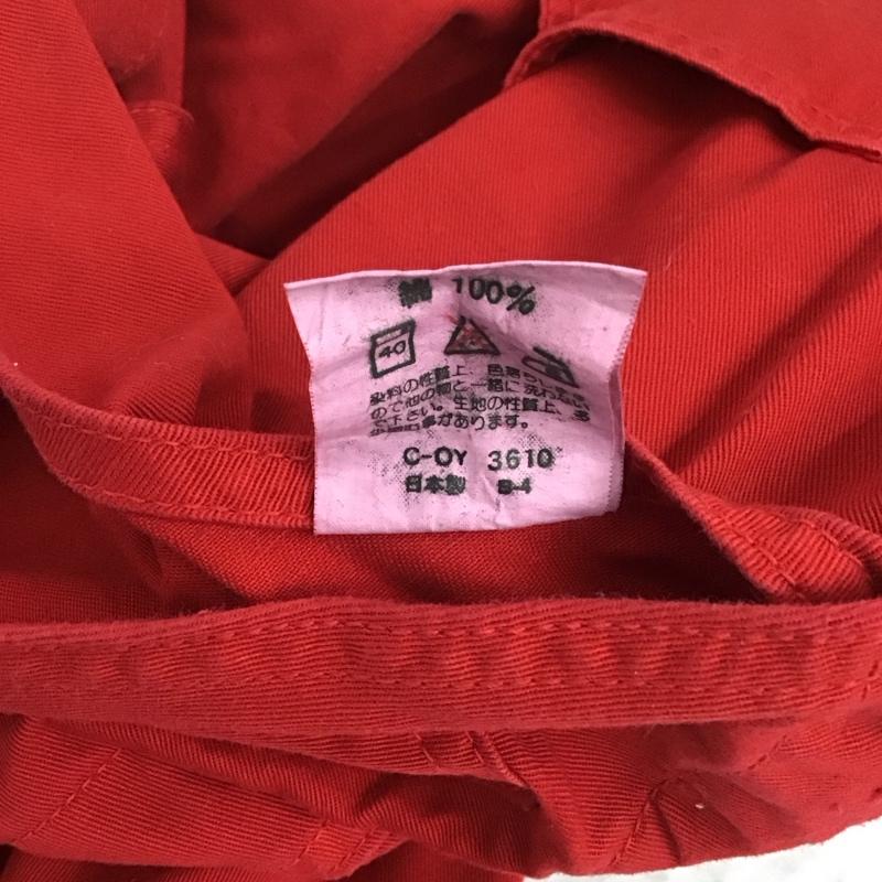 古着 USED サロペット・オーバーオール サロペット、オーバーオール コットン 日本製 M 無地 赤 / レッド /  メンズ USED 古着 中古 10108184