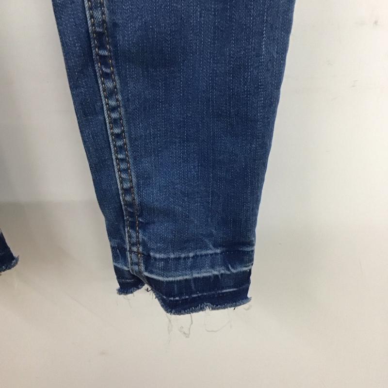 ザラ ZARA パンツ デニム、ジーンズ 34 無地 インディゴ / インディゴ /  レディース USED 古着 中古 10133151