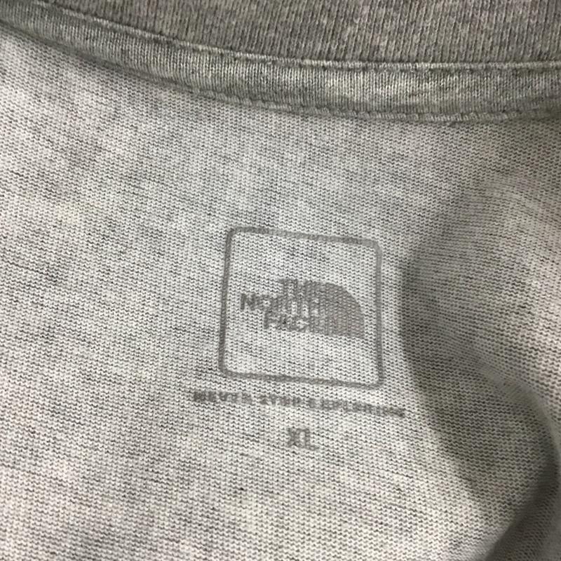 ザノースフェイス THE NORTH FACE Tシャツ 半袖 nt31803x Tシャツ 半袖カットソー プリントTシャツ XL プリント 灰 / グレー /  メンズ USED 古着 中古 10127323