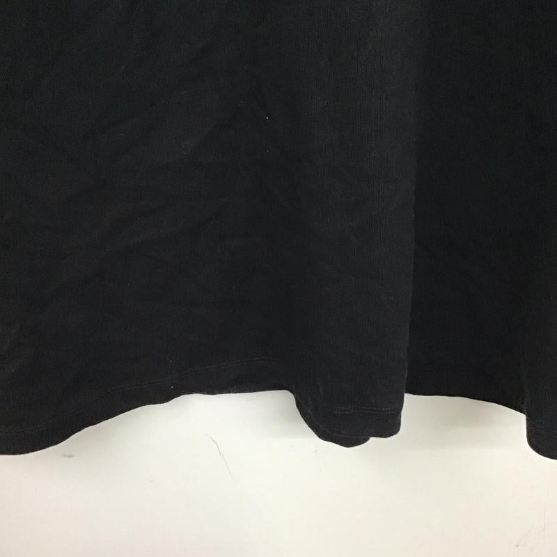 パブリュクス PUBLUX Tシャツ 半袖 半袖カットソー プリントTシャツ クルーネックカットソー XL ロゴ、文字 黒 / ブラック /  メンズ USED 古着 中古 10131613