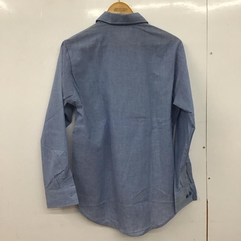 古着 USED シャツ、ブラウス 長袖 長袖シャツ 無地シャツ カラーシャツ 無地 水色 / ライトブルー /  レディース USED 古着 中古 10147823