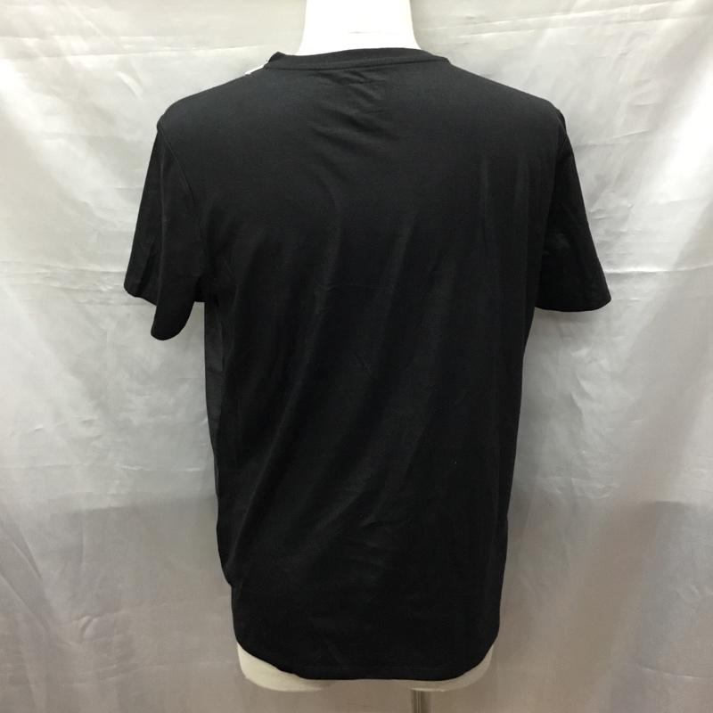 ゲス Guess Tシャツ 半袖 半袖カットソー 無地Tシャツ クルーネックカットソー S 無地 黒 / ブラック /  メンズ USED 古着 中古 10118727