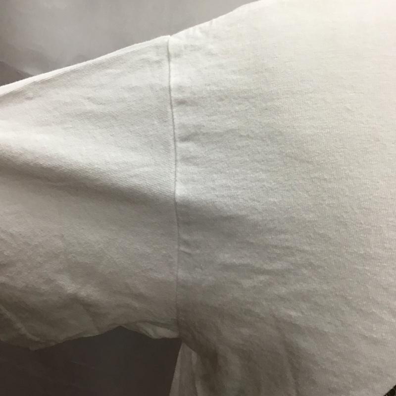 古着 USED Tシャツ 半袖 半袖カットソー プリントTシャツ クルーネックカットソー 古着 M プリント 白 / ホワイト /  メンズ USED 古着 中古 10114121