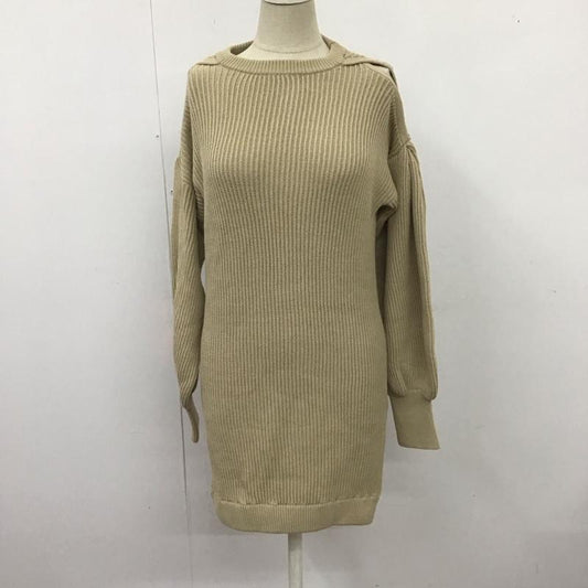 スライ SLY ワンピース ミニスカート 030ASK73-0340 1 無地 ベージュ / ベージュ /  レディース USED 古着 中古 10124818