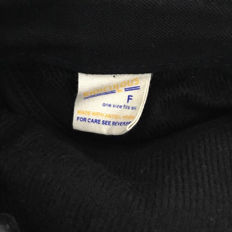 古着 USED 帽子 ハンチング RIDICULOUS FREE 無地 黒 / ブラック /  メンズ USED 古着 中古 10143664