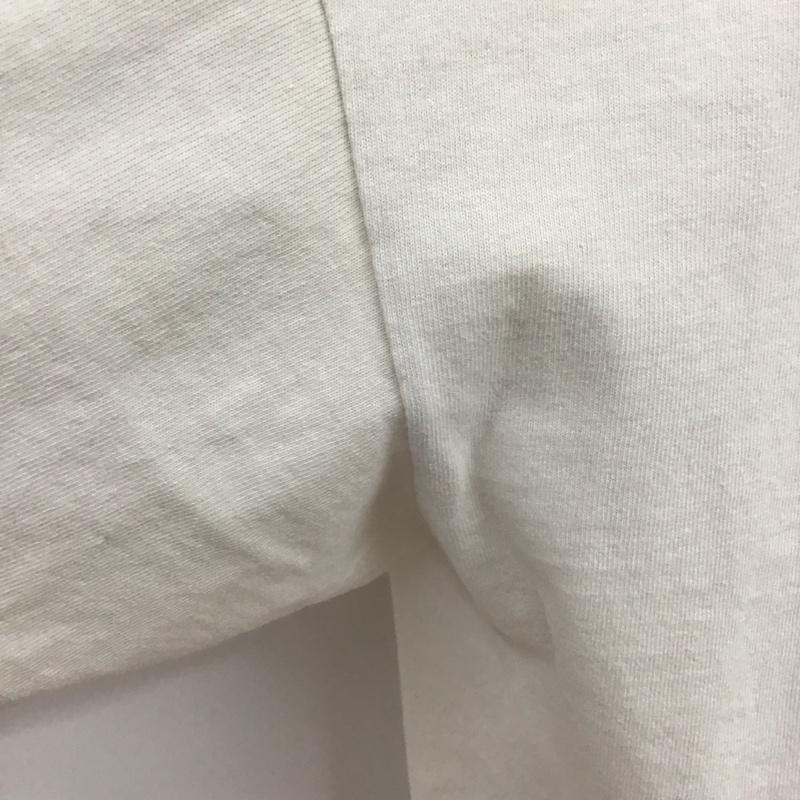 クーティー COOTIE Tシャツ 半袖 半袖カットソー プリントTシャツ クルーネックカットソー L 無地 白 / ホワイト /  メンズ USED 古着 中古 10118245