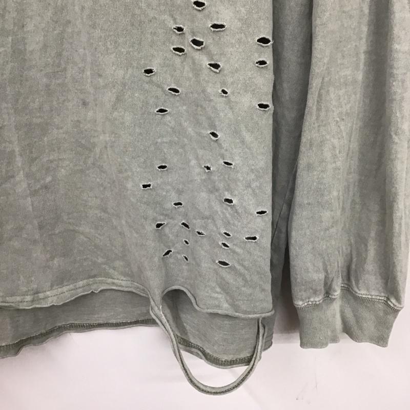 ガルフィー GALFY Tシャツ 長袖 XL キャラクター 灰 / グレー /  メンズ USED 古着 中古 10130892