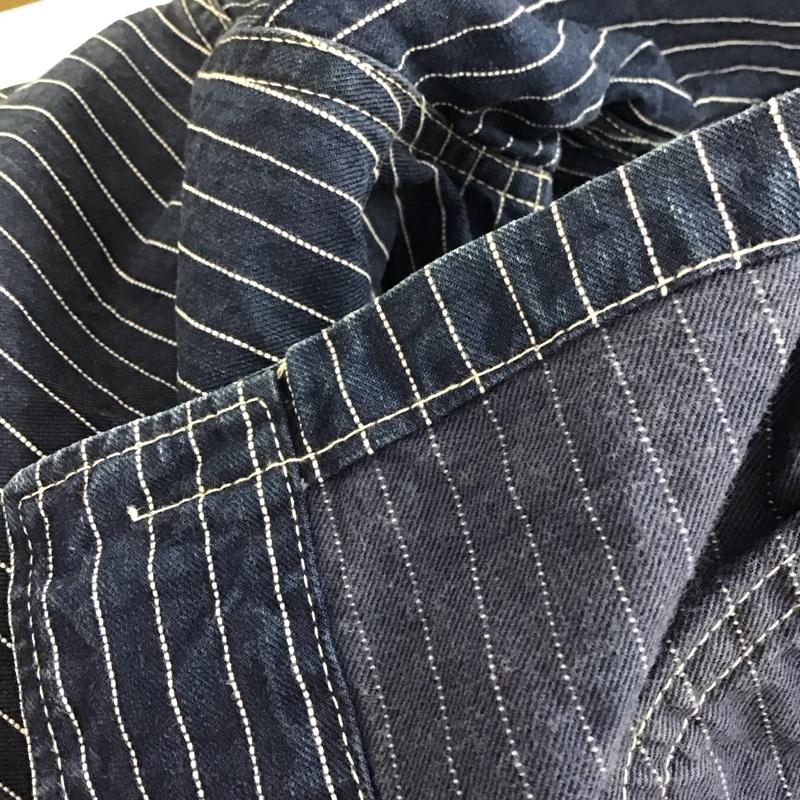 プレミアムムードデニムスーペリア PREMIUM MOOD DENIM SUPERIOR ジャケット、上着 ジャケット、ブレザー カジュアルジャケット アウター カラージャケット 1 ストライプ インディゴ / インディゴ /  メンズ USED 古着 中古 10145821