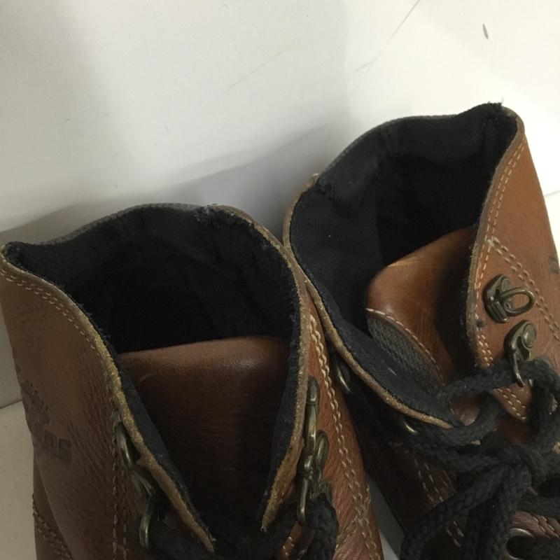 ドクターマーチン Dr.Martens ブーツ ショートブーツ 8A07 レースアップブーツ UK8 US：9 ロゴ、文字 茶 / ブラウン /  メンズ USED 古着 中古 10145609