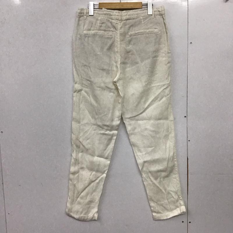 ザラ ZARA パンツ ワークパンツ、ペインターパンツ ワークパンツ ワイドパンツ カジュアルパンツ 40 無地 アイボリー / アイボリー /  メンズ USED 古着 中古 10149199