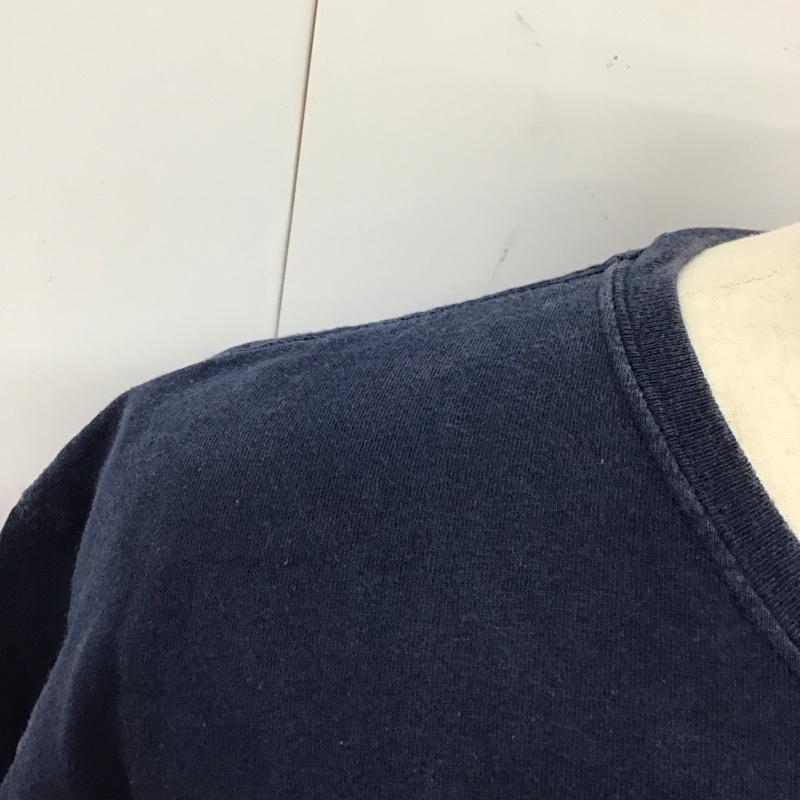 ギルダン GILDAN Tシャツ 半袖 Aerosmith 2013 tour エアロスミス L プリント 紺 / ネイビー /  メンズ USED 古着 中古 10118129