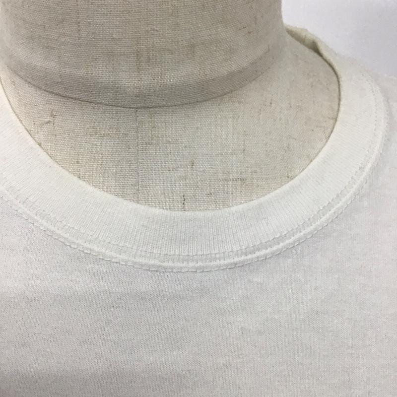 サプール SAPEur Tシャツ 半袖 半袖カットソー プリントTシャツ クルーネックカットソー L プリント 白 / ホワイト /  メンズ USED 古着 中古 10126427