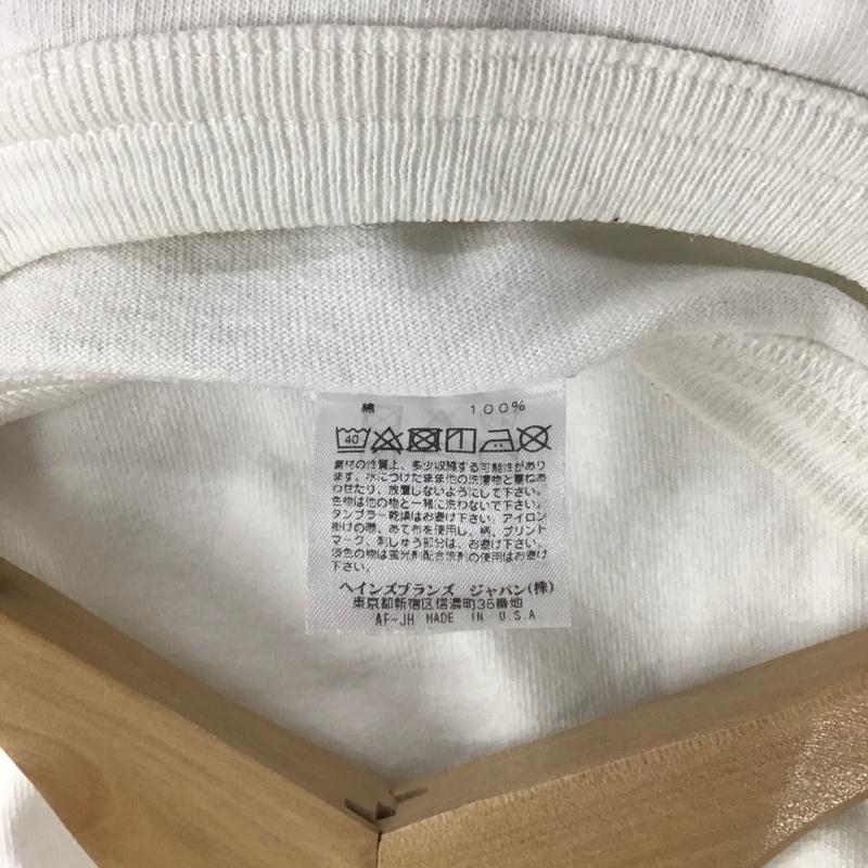 スタンダード カリフォルニア STANDARD CALIFORNIA Tシャツ 半袖 半袖カットソー プリントTシャツ クルーネックカットソー チャンピオン M ロゴ、文字 白 / ホワイト /  メンズ USED 古着 中古 10130728