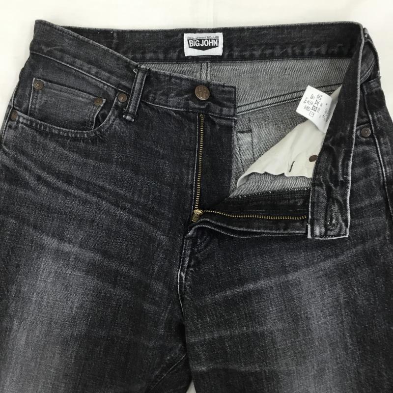 ビッグジョン Big John パンツ デニム、ジーンズ 29インチ 無地 黒 / ブラック /  レディース USED 古着 中古 10139660