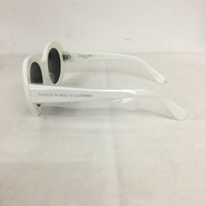 ASIWC ASIWC めがね・サングラス サングラス COCO DE KIMEL ケース付き ロゴ、文字 白 / ホワイト / X 黒 / ブラック /  レディース USED 古着 中古 10145505