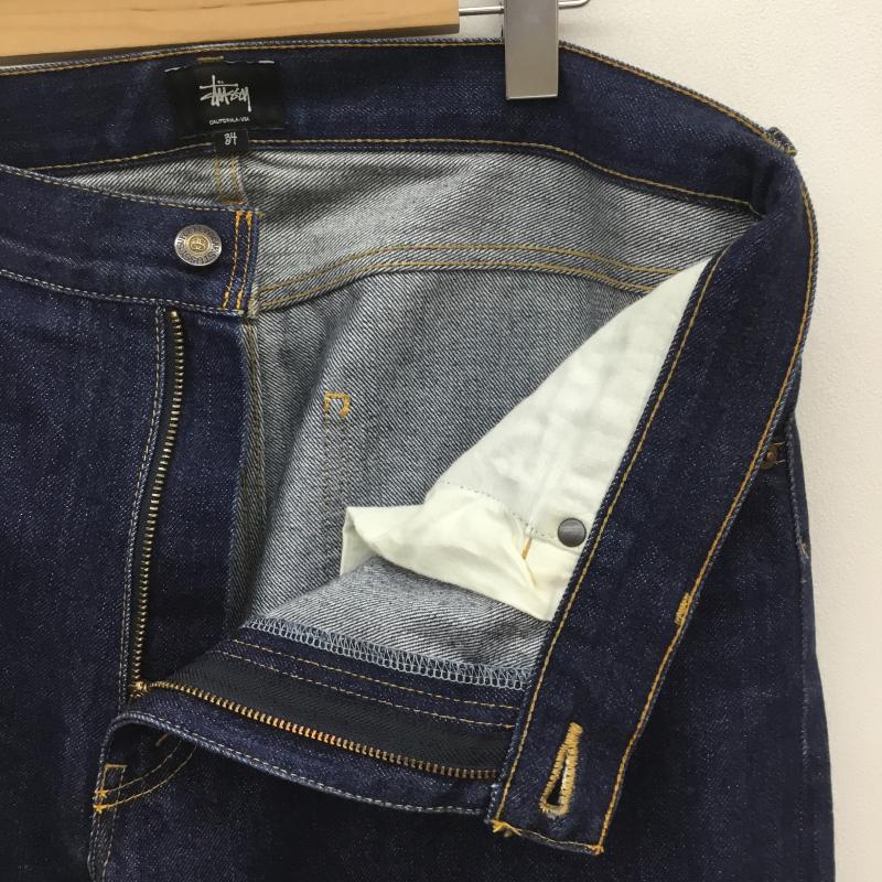 ステューシー STUSSY パンツ デニム、ジーンズ ストレートデニム 34 無地 青 / ブルー /  メンズ USED 古着 中古 10106154