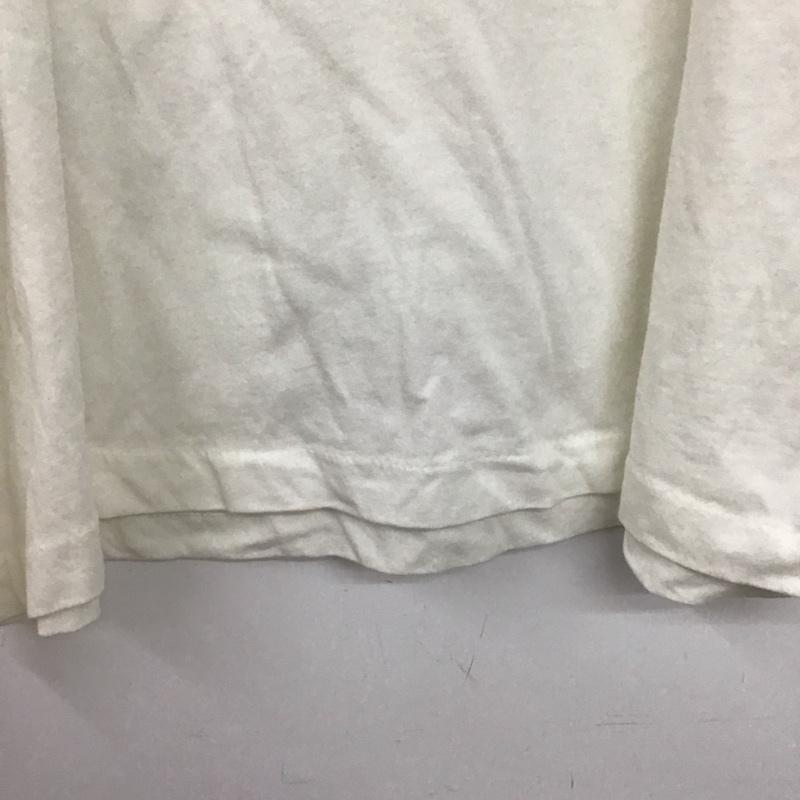 ニコアンド niko and... カットソー 半袖 半袖カットソー 無地Tシャツ ワイドネックカットソー 無地 白 / ホワイト /  レディース USED 古着 中古 10147641